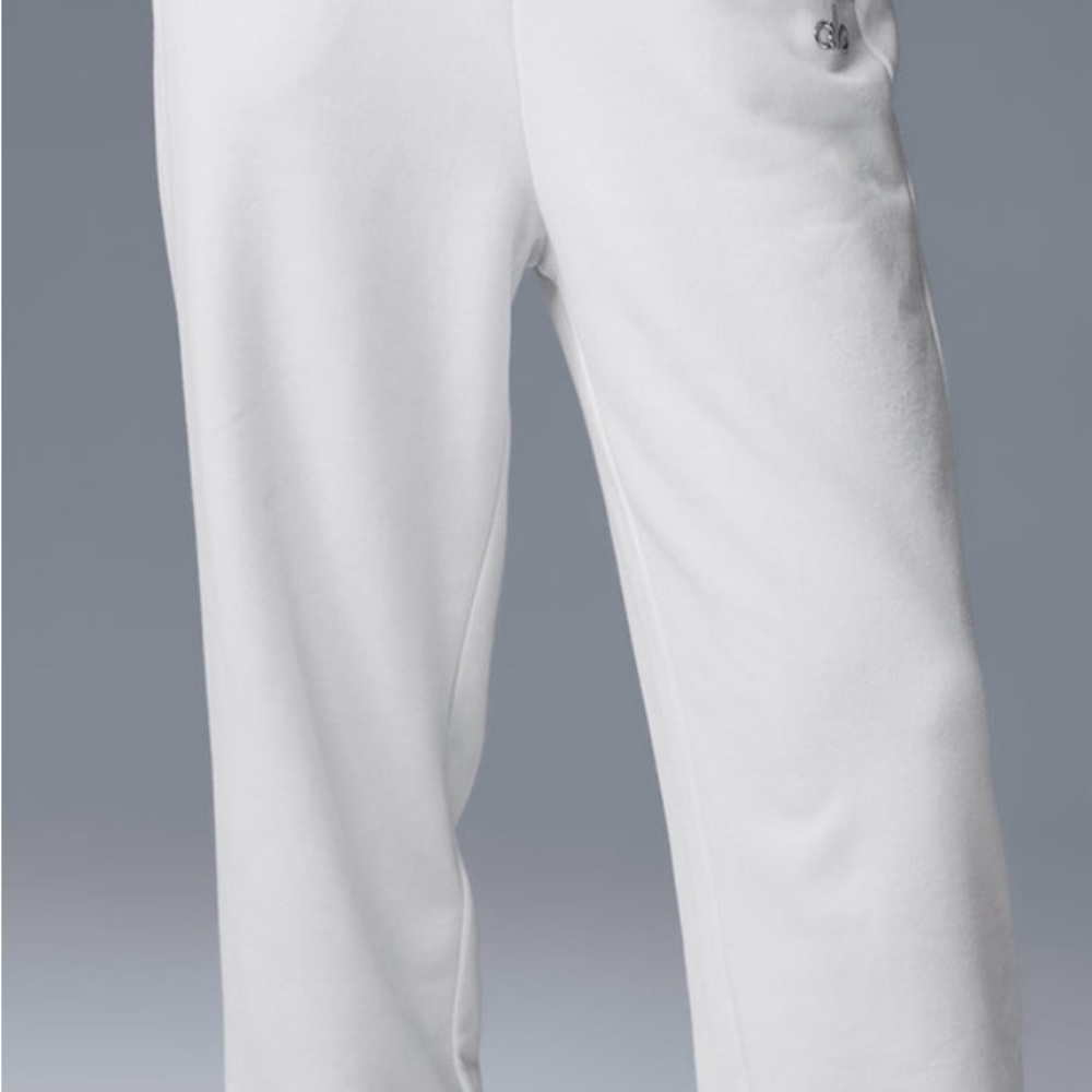 ALO Accolate White Sweatpant
